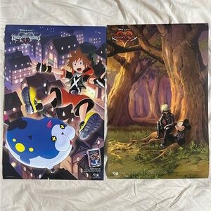 Kingdom Hearts BOTH 2-Siding Posters 2019 anime game serie ‘Dream Drop’ 11x17